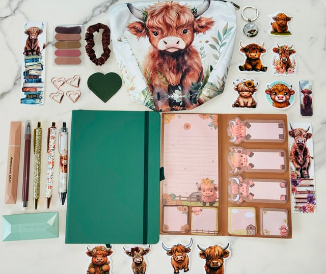 Highland Cow Bookish Bundle