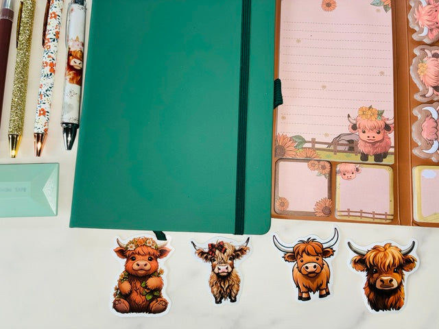 Highland Cow Bookish Bundle